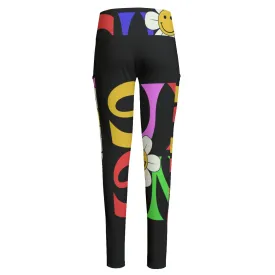 17All-Over Print Women's High Waist Leggings With Side Pocket sunshine print