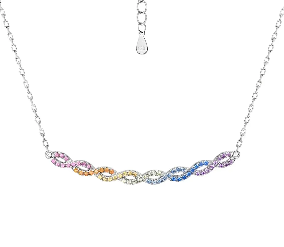 925 Silver Rainbow Necklace