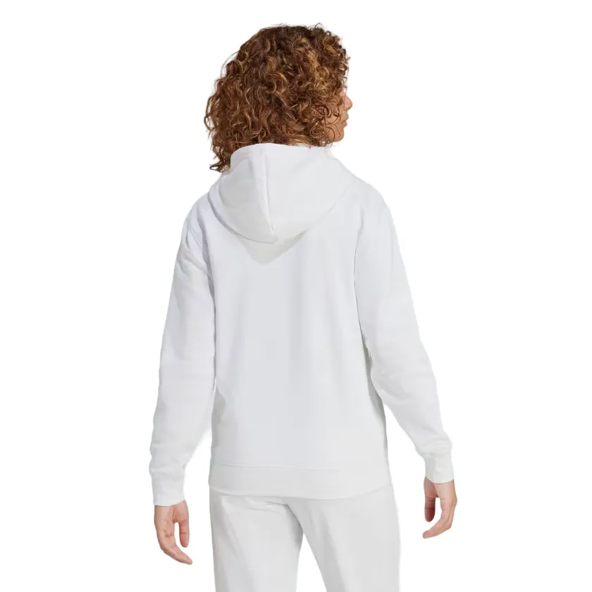 Adidas felpa con cappuccio da donna Essentials IW8183 bianco