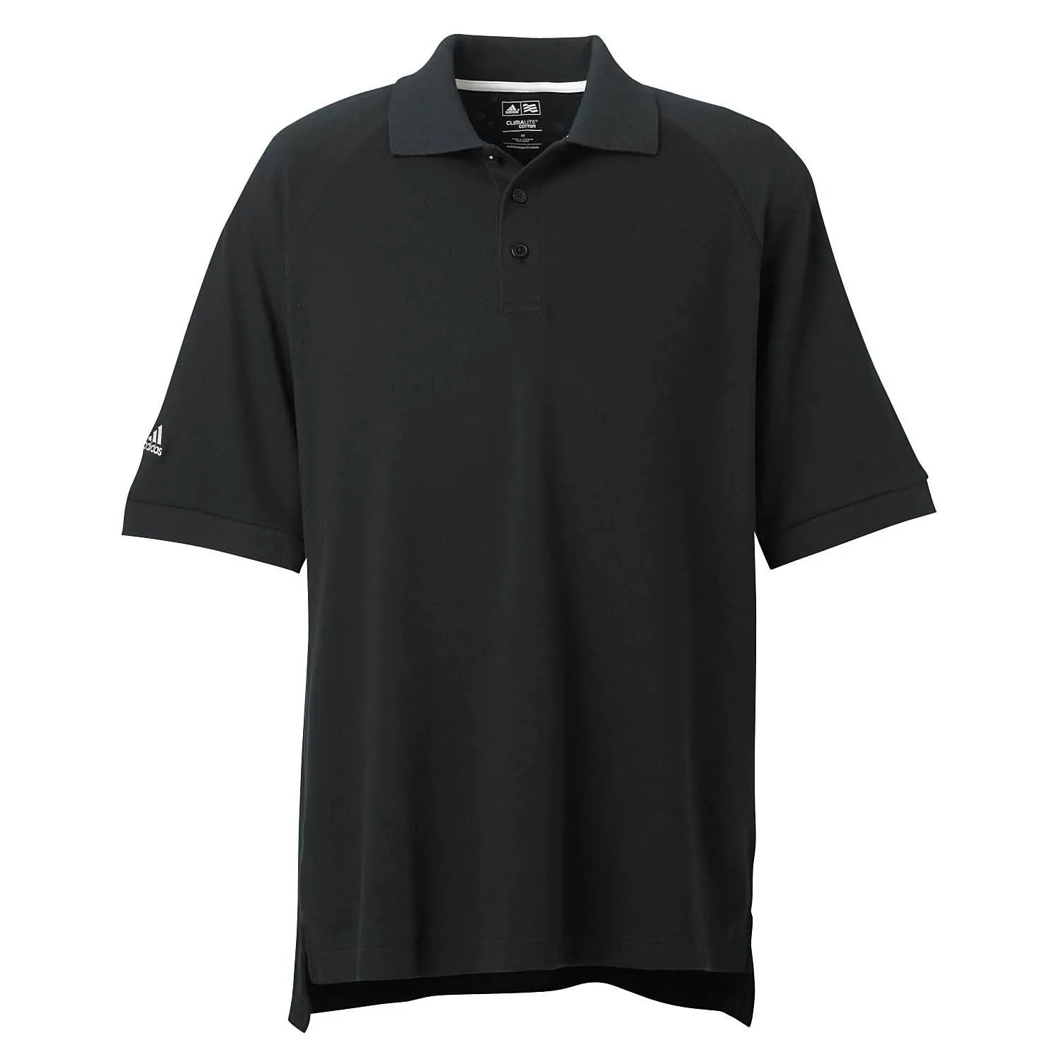 adidas Golf Men's ClimaLite Black S/S Pique Polo