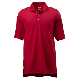 adidas Golf Men's ClimaLite Red S/S Poly Pique Polo