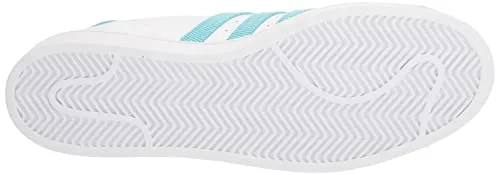 adidas Originals Men's Superstar Sneaker, Pulse Aqua/White/Gold Metallic, 12.5