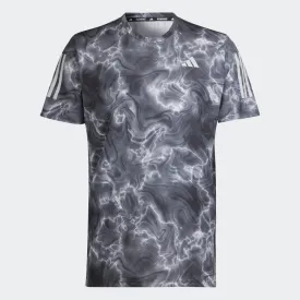 ADIDAS OWN THE RUN ALLOVER PRINT T-SHIRT - IB6394