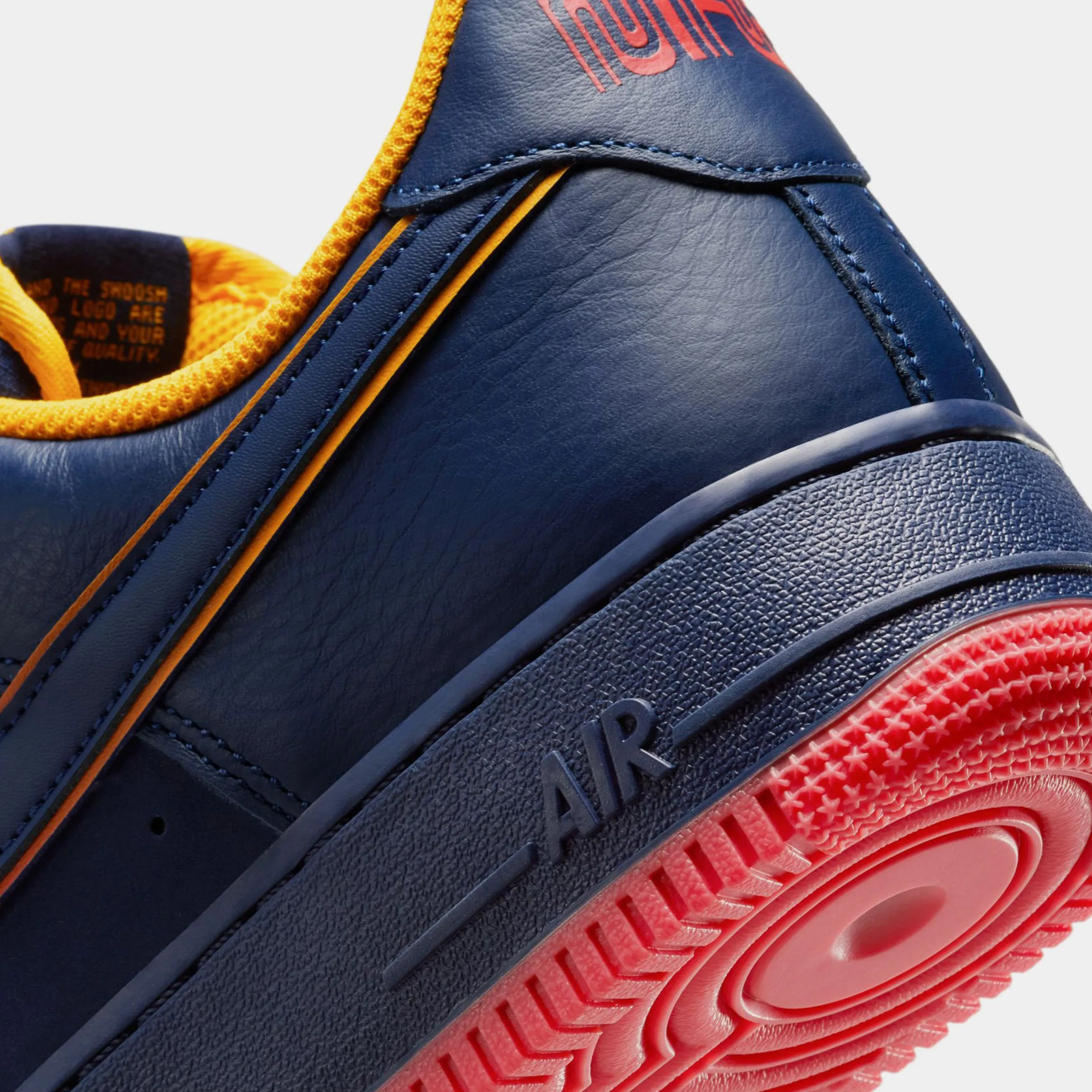 Air Force 1 Low Retro Mens Lifestyle Shoes (Midnight Navy/Light Crimson/University Gold/Blue Void)