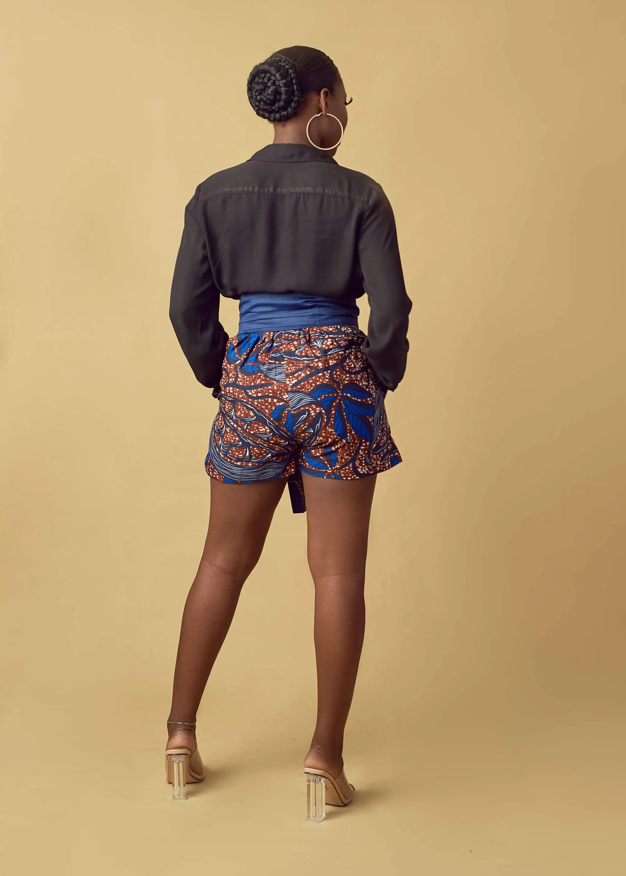 Amope Sleeve Belt Shorts