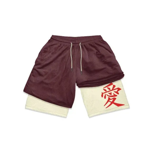 Anime Fusion Performance Shorts for Men