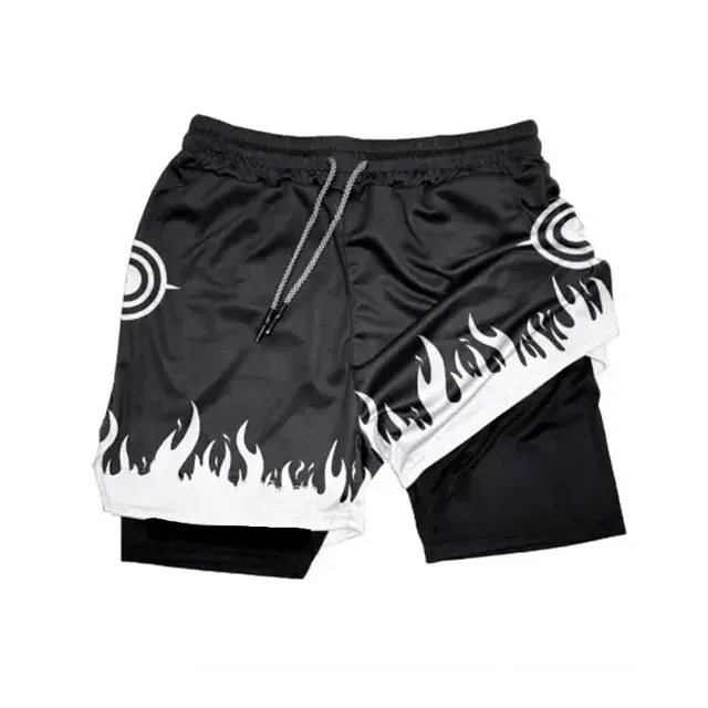 Anime Fusion Performance Shorts for Men