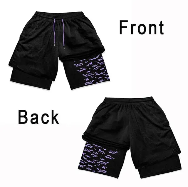 Anime Fusion Performance Shorts for Men