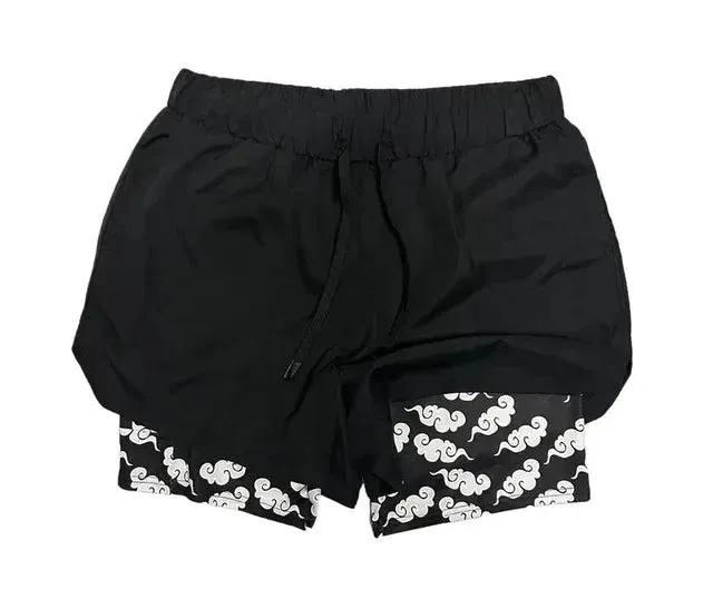 Anime Fusion Performance Shorts for Men