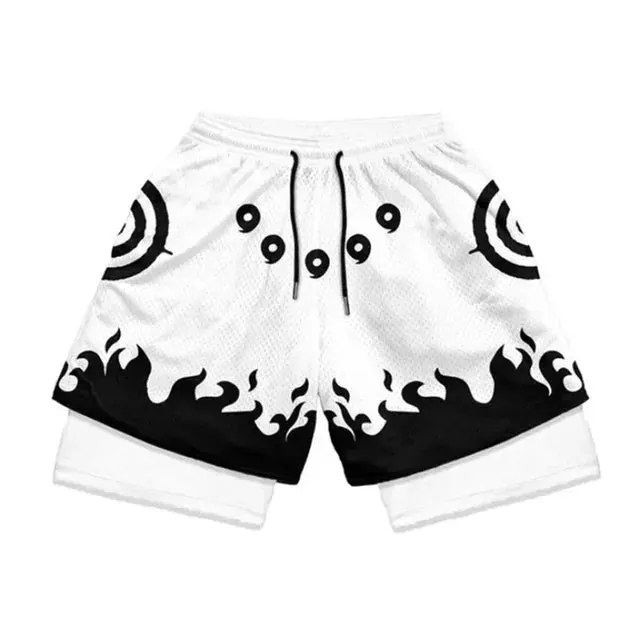 Anime Fusion Performance Shorts for Men