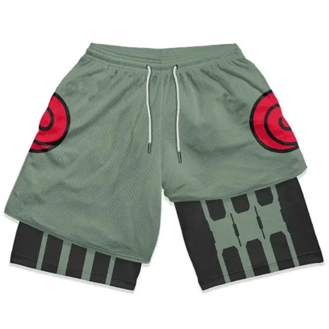 Anime Fusion Performance Shorts for Men