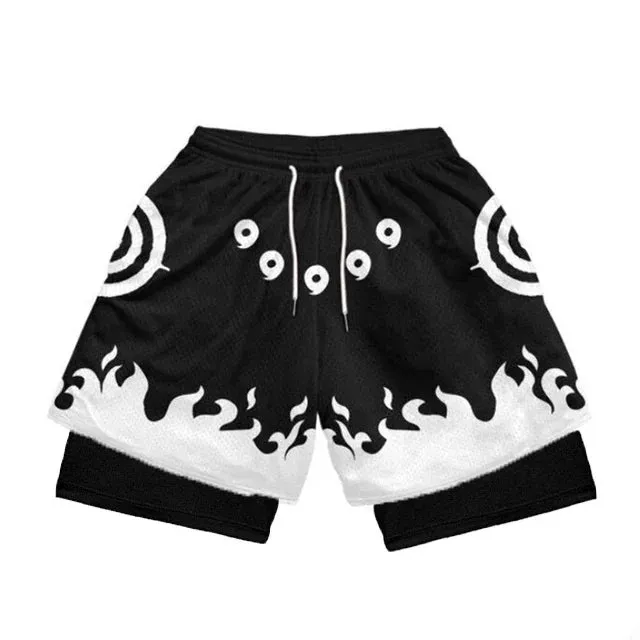 Anime Fusion Performance Shorts for Men