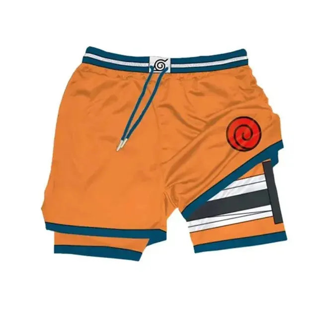 Anime Fusion Performance Shorts for Men