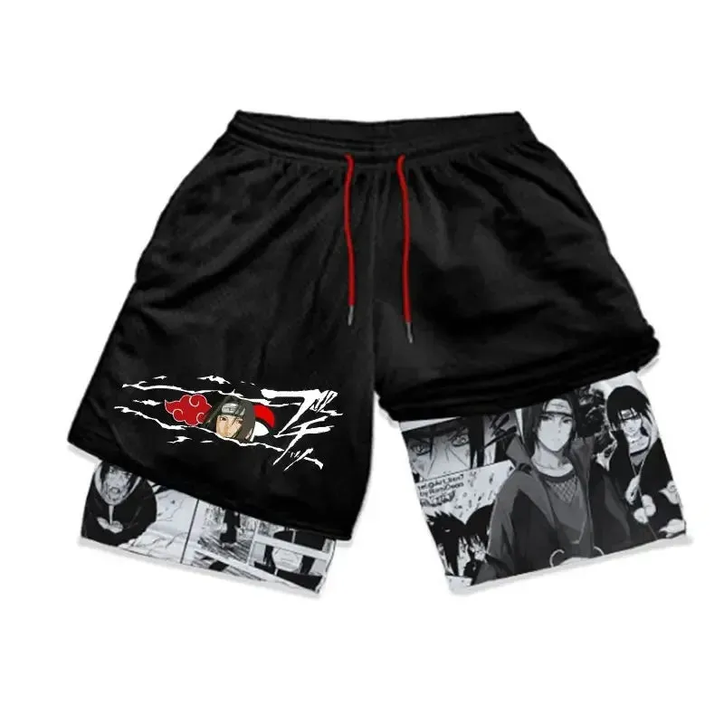 Anime Fusion Performance Shorts for Men