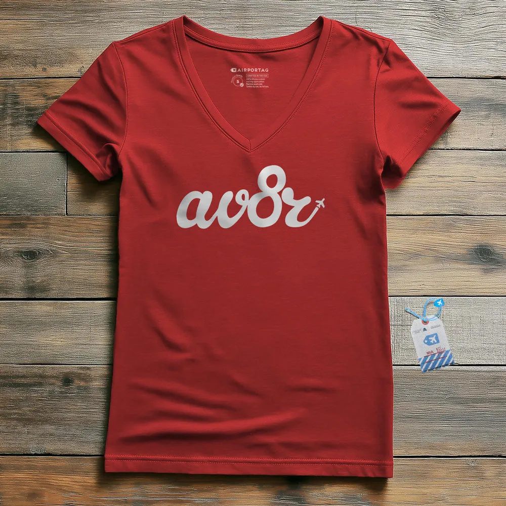 AV8R - Women's V-Neck T-Shirt