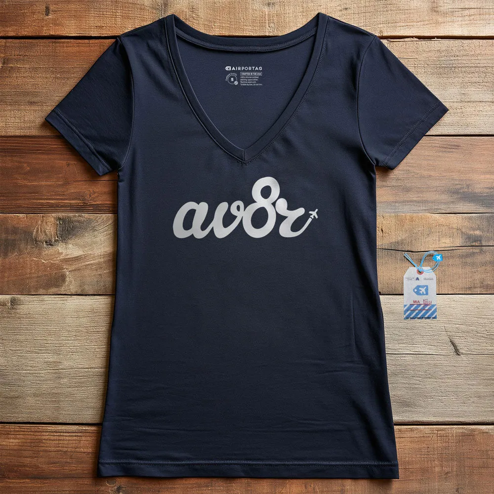 AV8R - Women's V-Neck T-Shirt