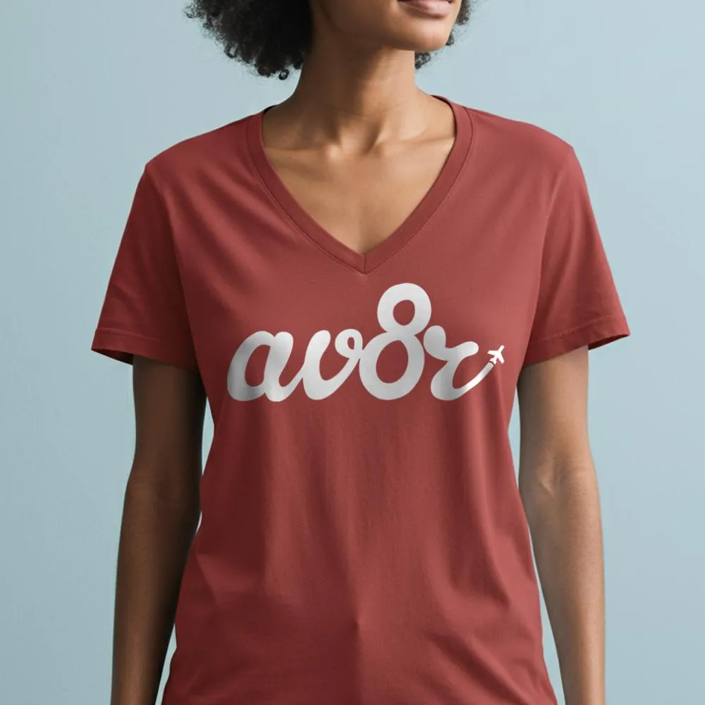 AV8R - Women's V-Neck T-Shirt