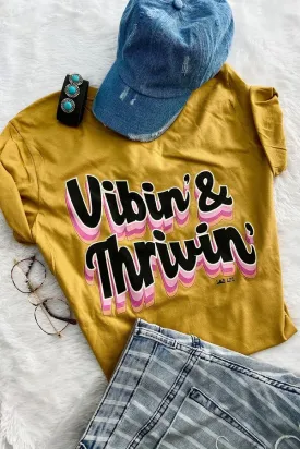 BC VIBIN THRIVIN- MUSTARD