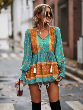 Bohemian Long-sleeved Shirt