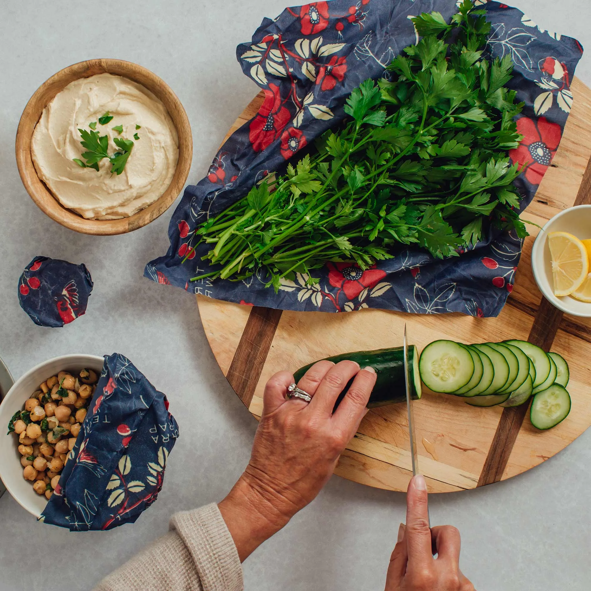 Botanical Hex Hugger™ Bowl Cover 3 Pack