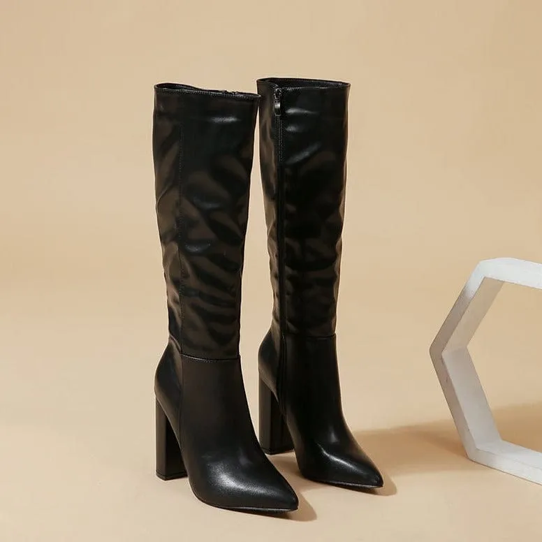 Brightness Heeled Boots