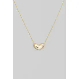 Bubble Heart Pendant Necklace