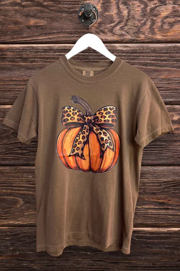 CC DTF LEO BOW PUMPKIN - ESPRESSO