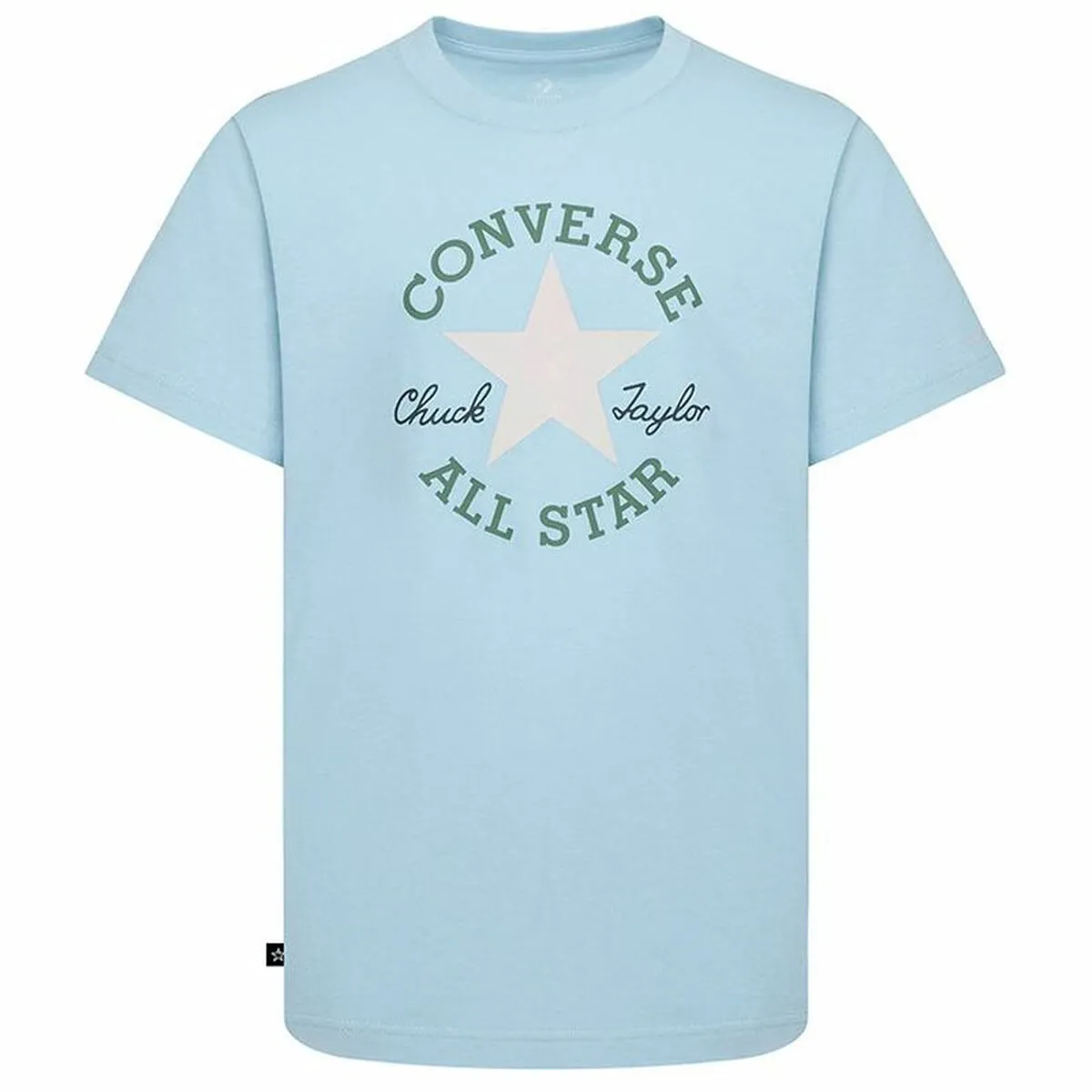 Child's Short Sleeve T-Shirt Converse Sustainable Core Sse Sky blue