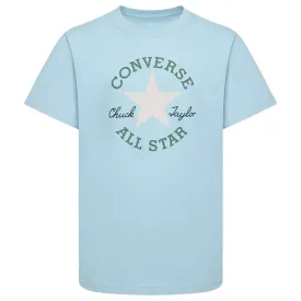 Child's Short Sleeve T-Shirt Converse Sustainable Core Sse Sky blue