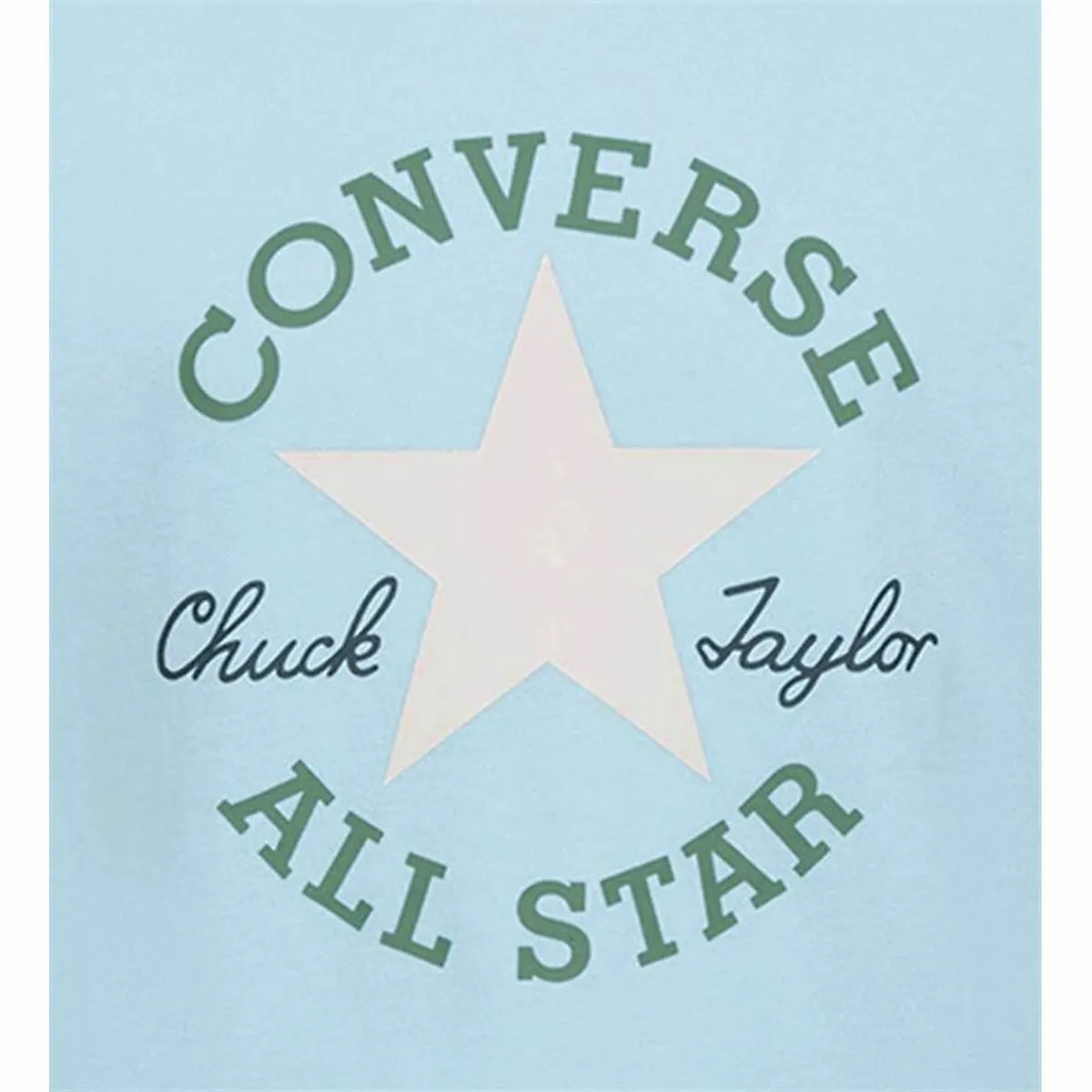 Child's Short Sleeve T-Shirt Converse Sustainable Core Sse Sky blue