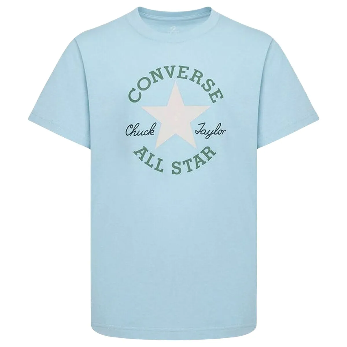 Child's Short Sleeve T-Shirt Converse Sustainable Core Sse Sky blue