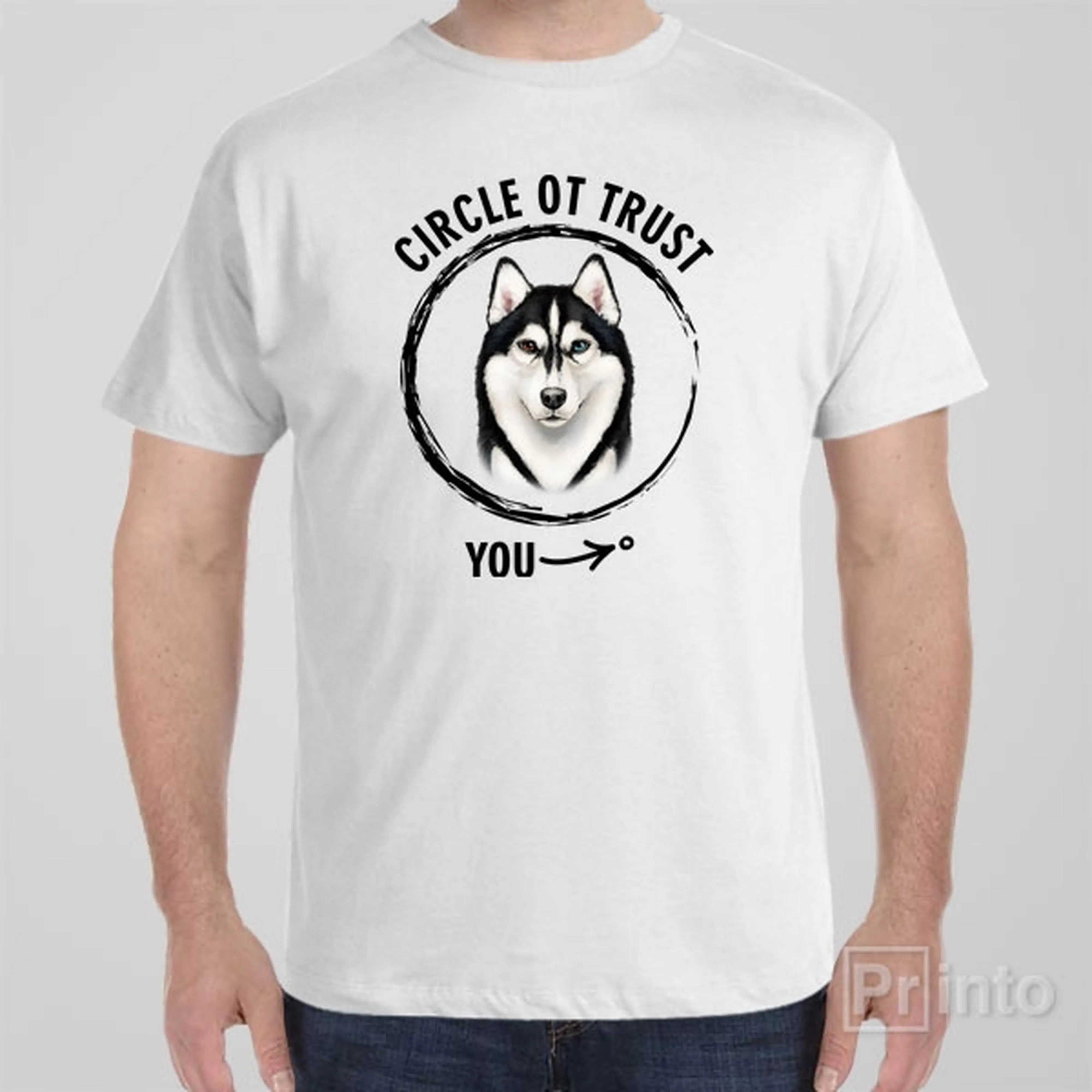 Circle of trust (Husky) - T-shirt