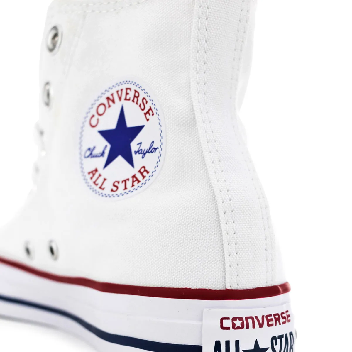 Converse All Star Chucks Hi Canvas M7650C - weiss-rot-blau