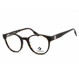 Converse Women's Eyeglasses - Dark Tortoise Round Frame Clear Demo Lens | CV5002 239