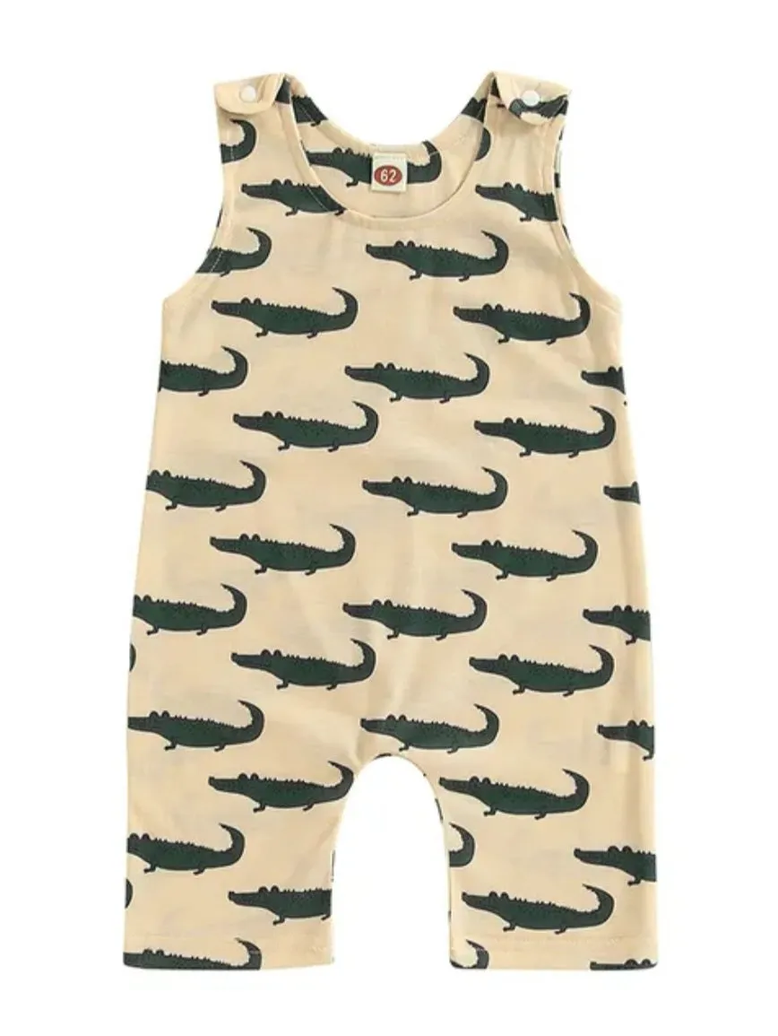 Crocodile Romper Gender Neutral  #2000160