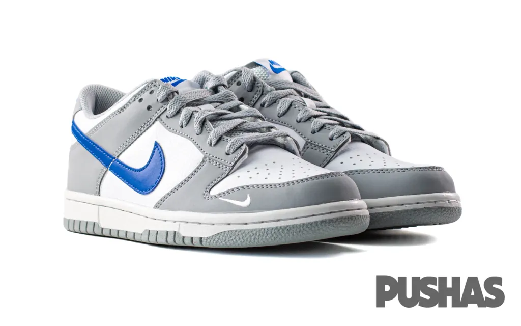 Dunk Low Mini Swoosh 'Wolf Grey Game Royal' GS (2023)