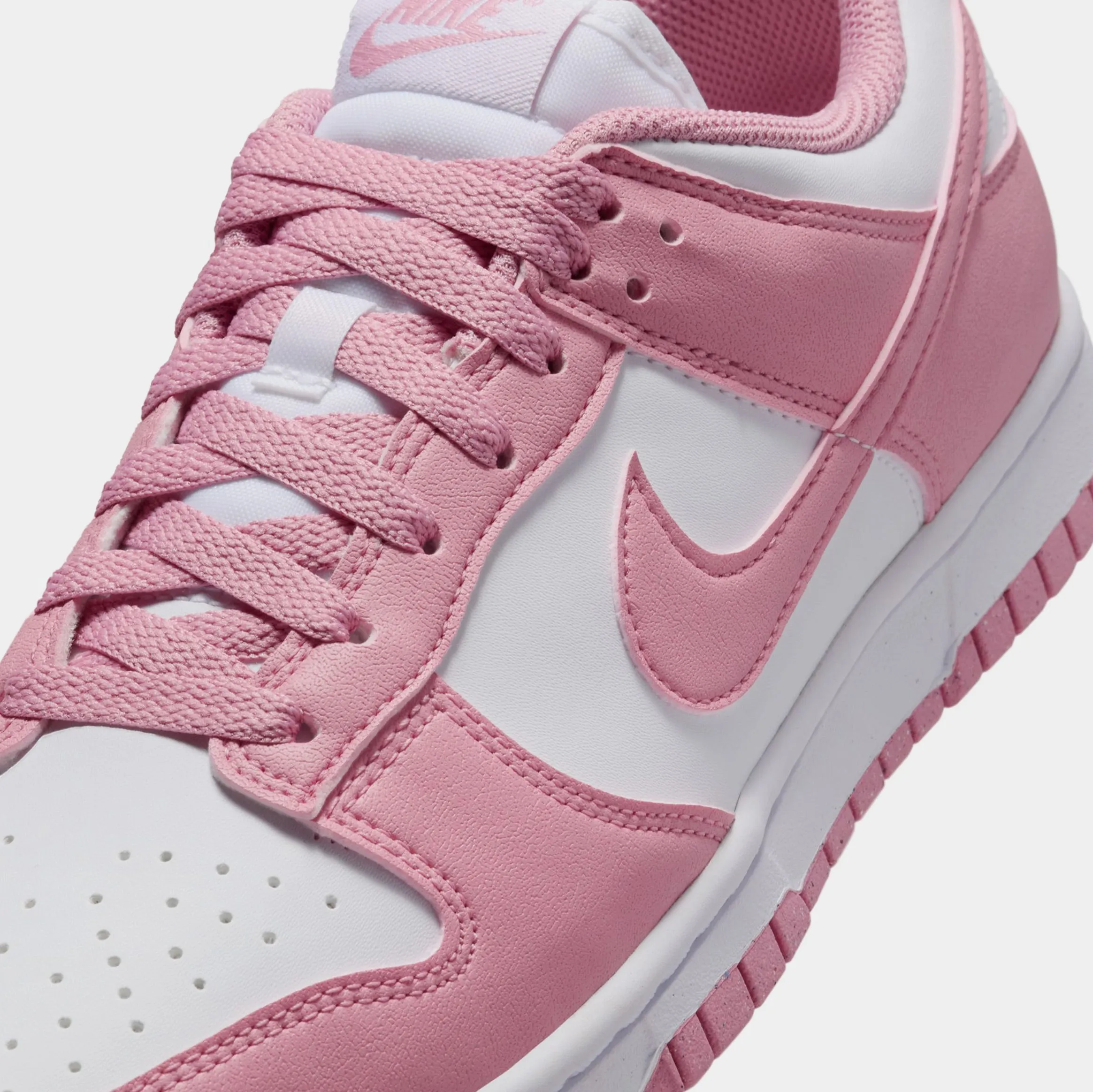 Dunk Low Next Nature Womens Lifestyle Shoes (White/Elemental Pink)