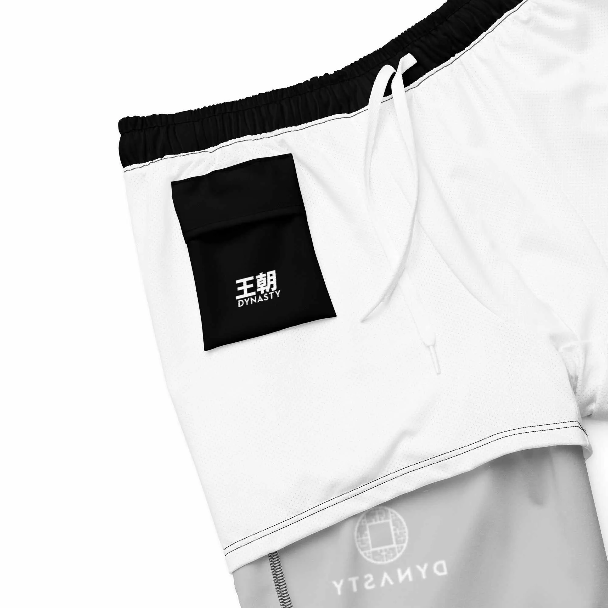 Dynasty Hybrid Emblem Board Shorts (Black)