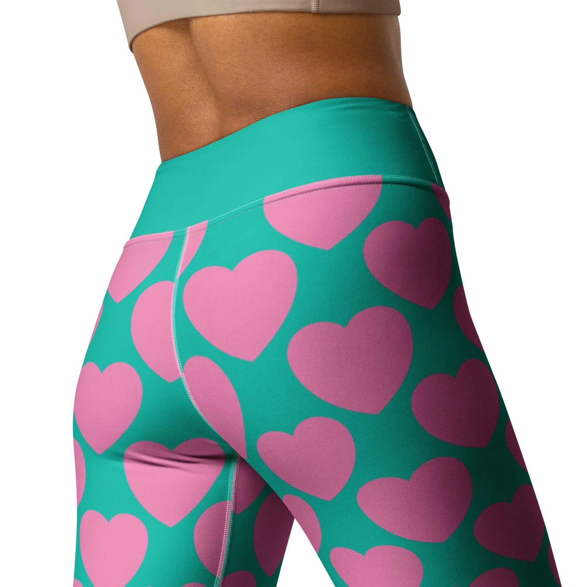 ELLIE LOVE pink mint -2- Yoga Leggings