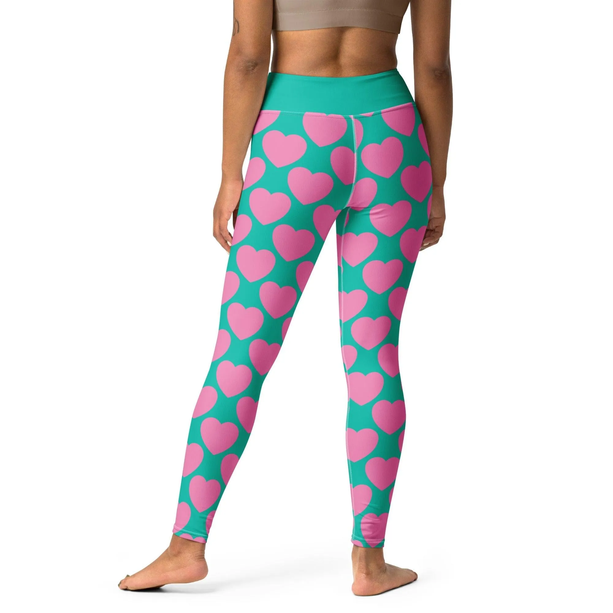 ELLIE LOVE pink mint -2- Yoga Leggings