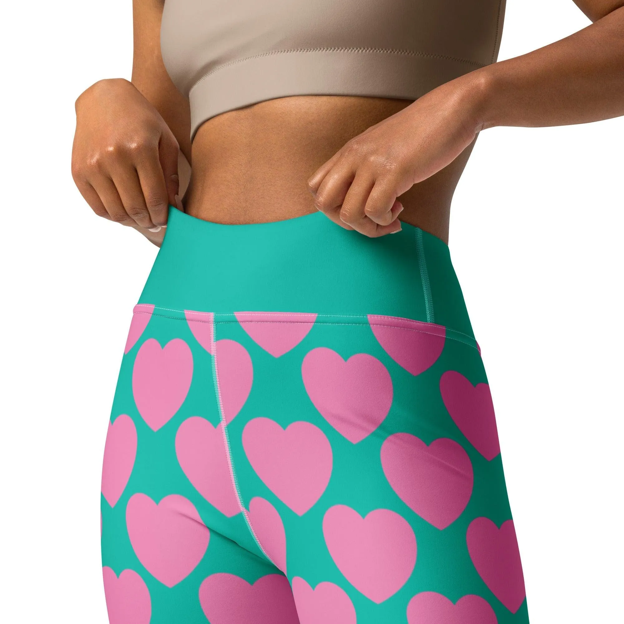 ELLIE LOVE pink mint -2- Yoga Leggings