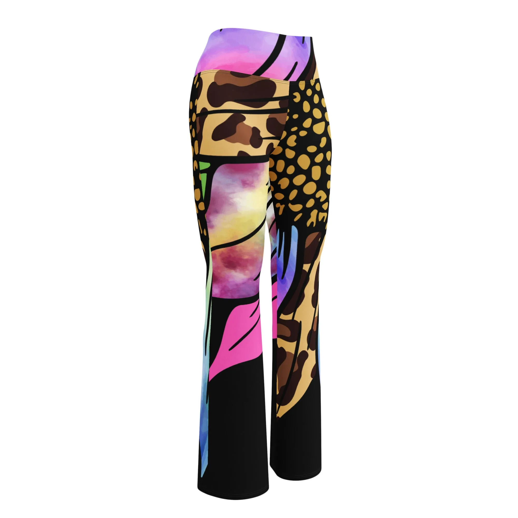 Flare Leggings Floral Design, lioness-love