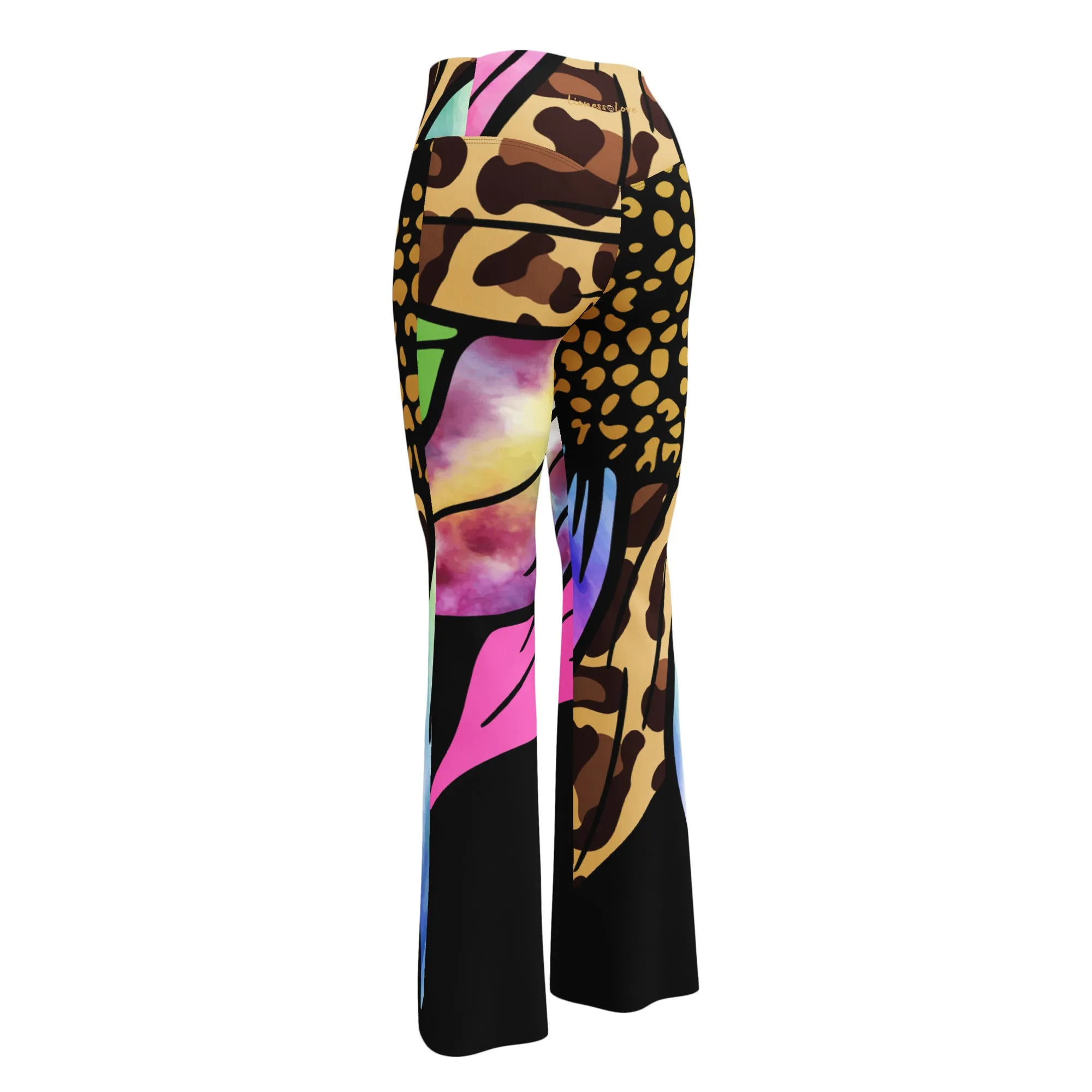 Flare Leggings Floral Design, lioness-love