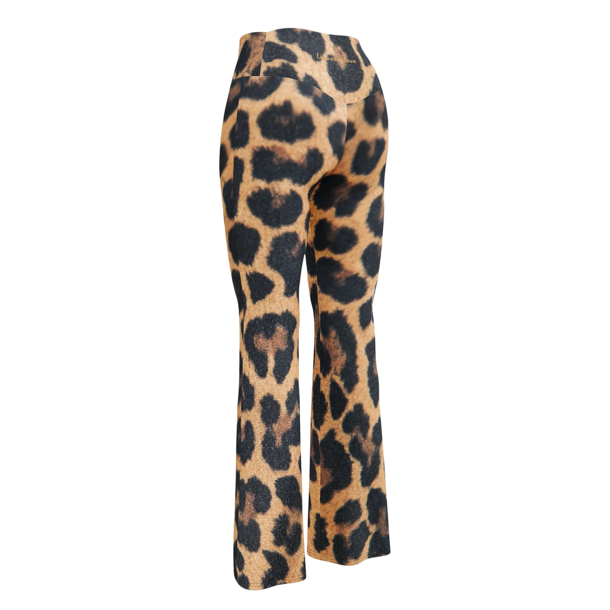 Flare Leggings Leopard Print, lioness-love