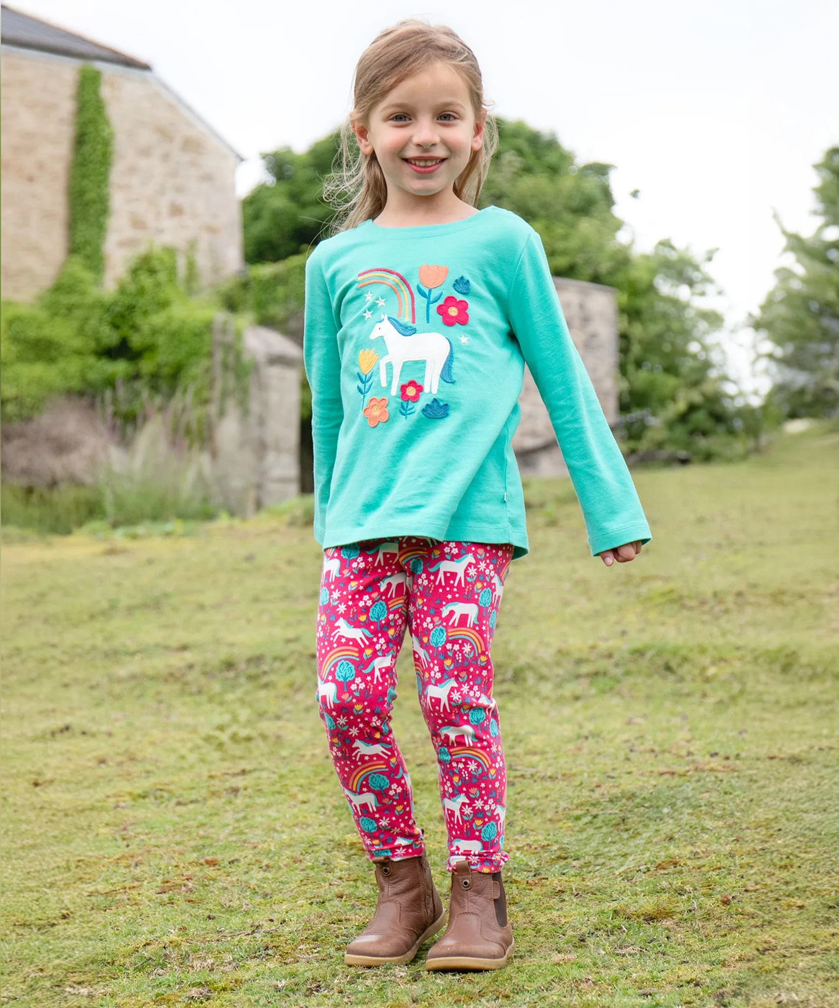 Frugi Libby Leggings - Wild Horses