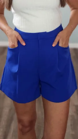 Fun and Functional Shorts-Royal Blue