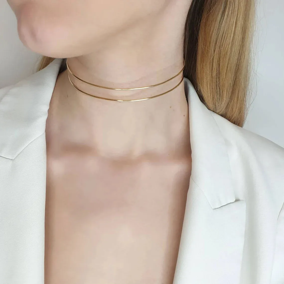 Gold Choker Necklace