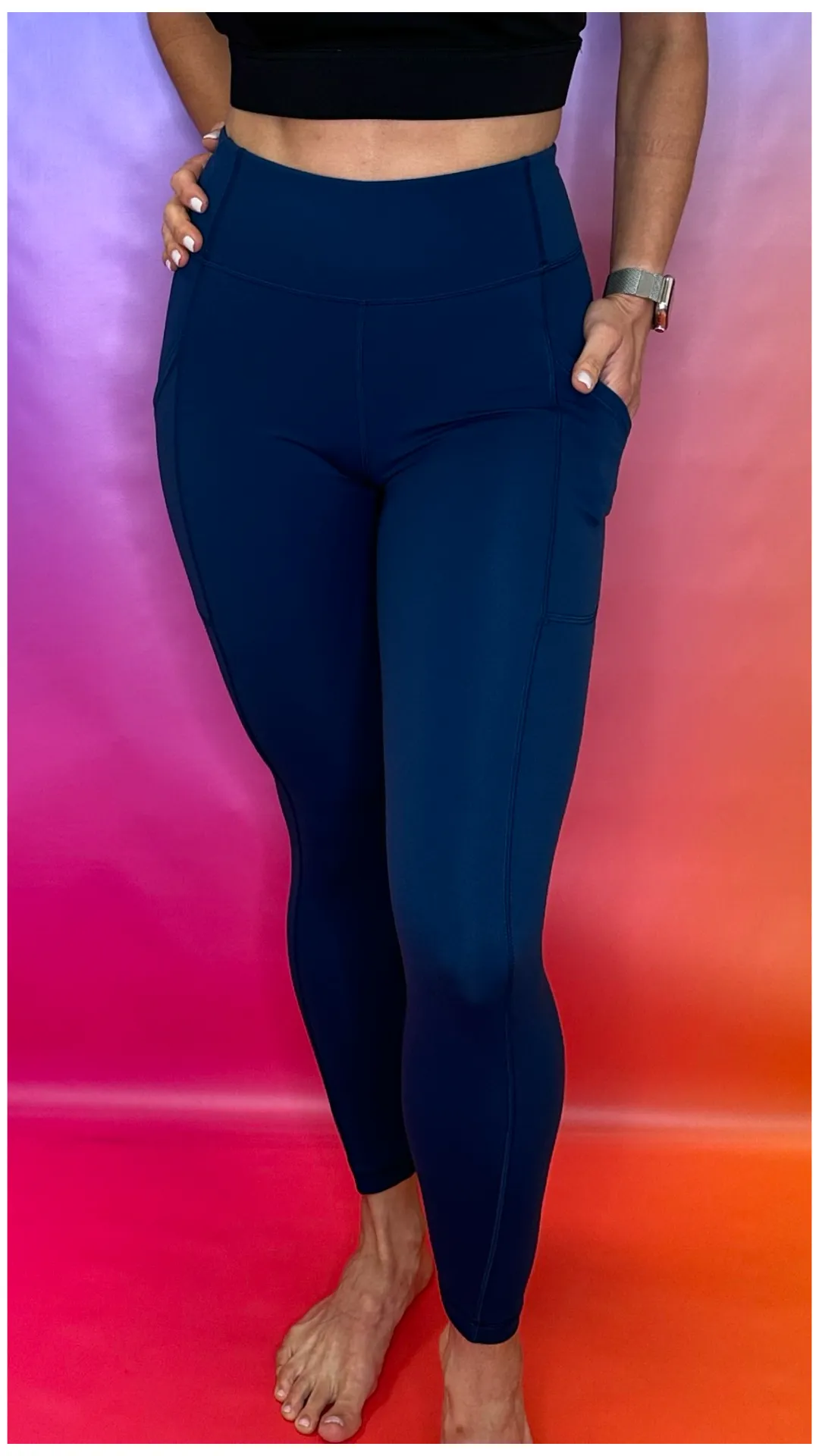 Grateful Leggings Deep Blue