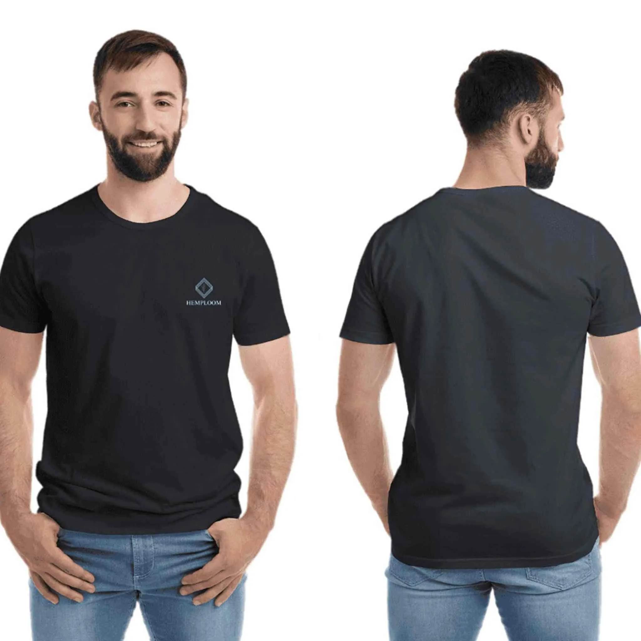 Hemploom - Sustainable Hemp Blend T-Shirt - Black