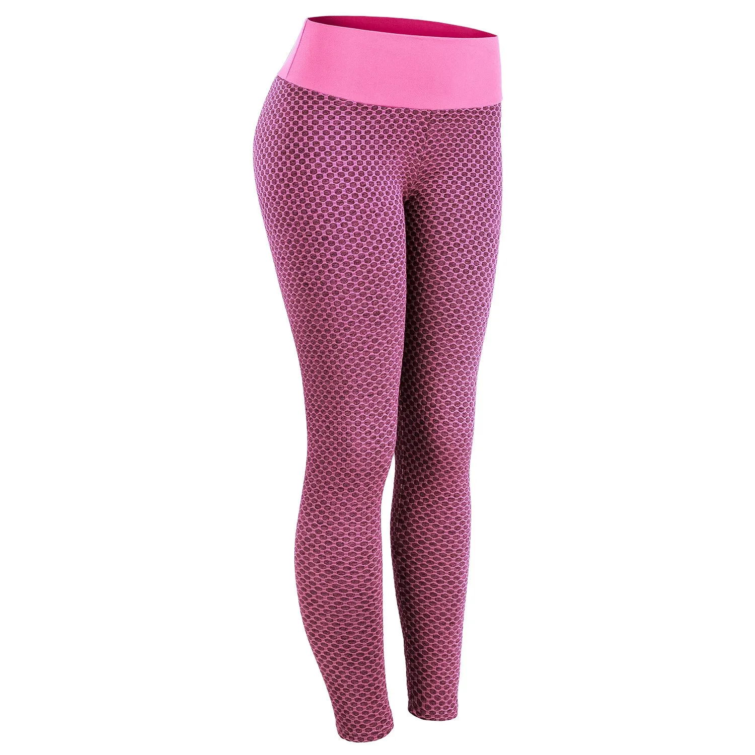 High Waist Mesh Peach Hip Fitness Yoga Pants